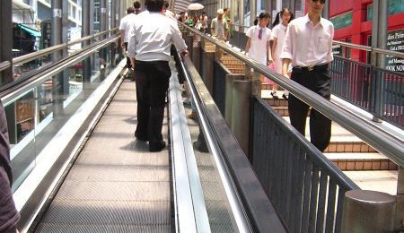 Escalator Courtesy in Hong Kong – “Left Walk, Right Stand”